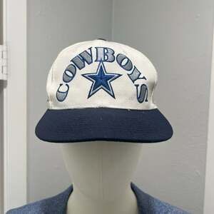 Vintage 90s Dallas Cowboys Annco Super Bowl Champions Multi-Patch Snapback Hat